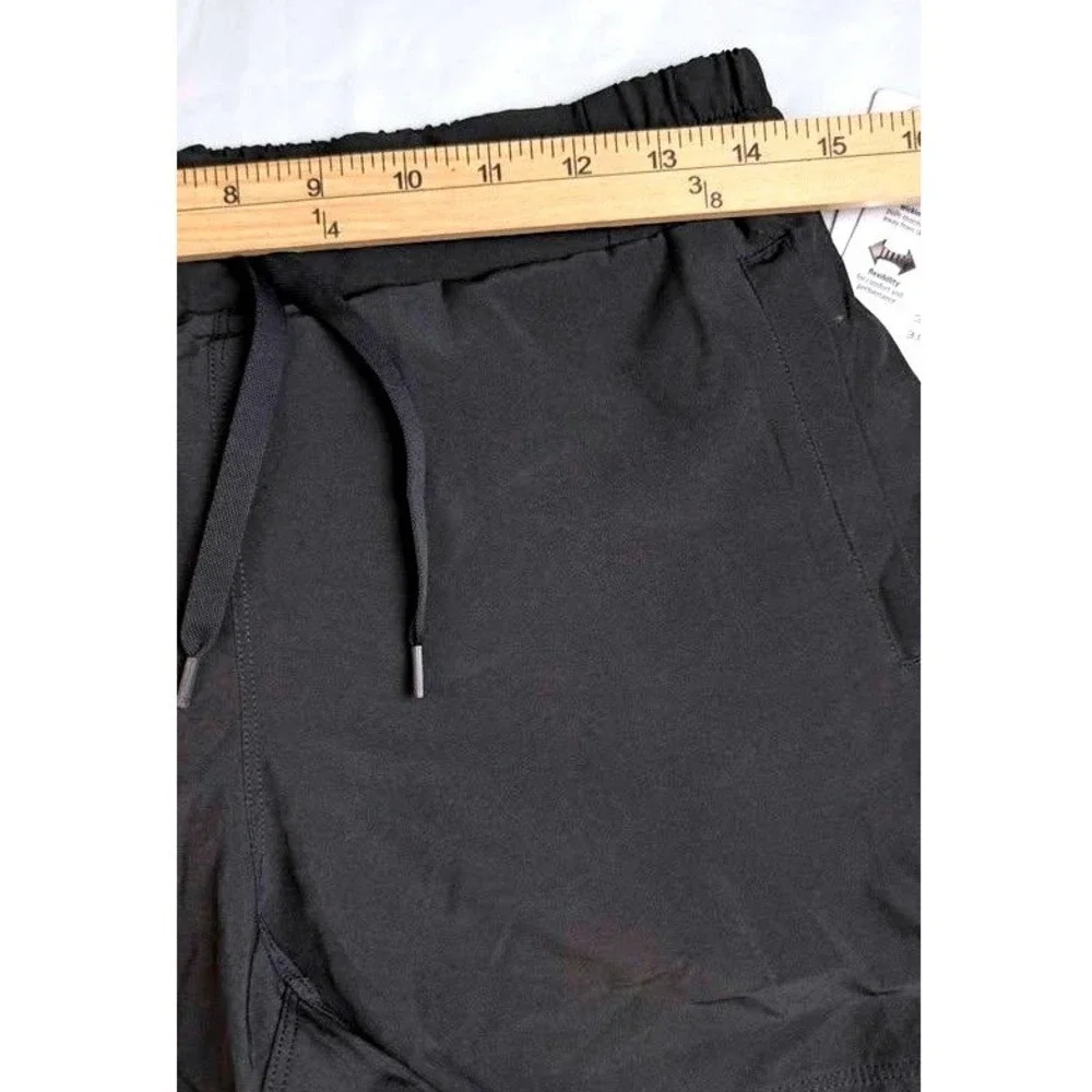 NWT RBX~Active Running Shorts~Small ~ Black ~ Elastic Drawstring Waist ~ Pockets